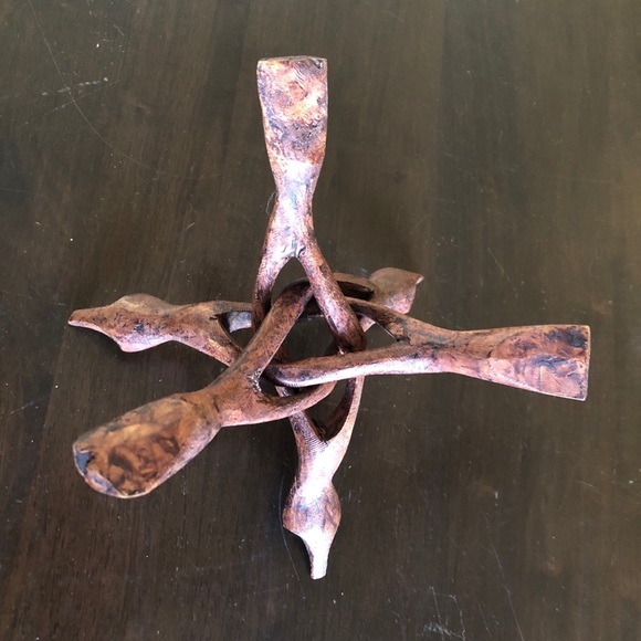 Abstract Art Bowl Stand from the '70's - Picture 8 of 9